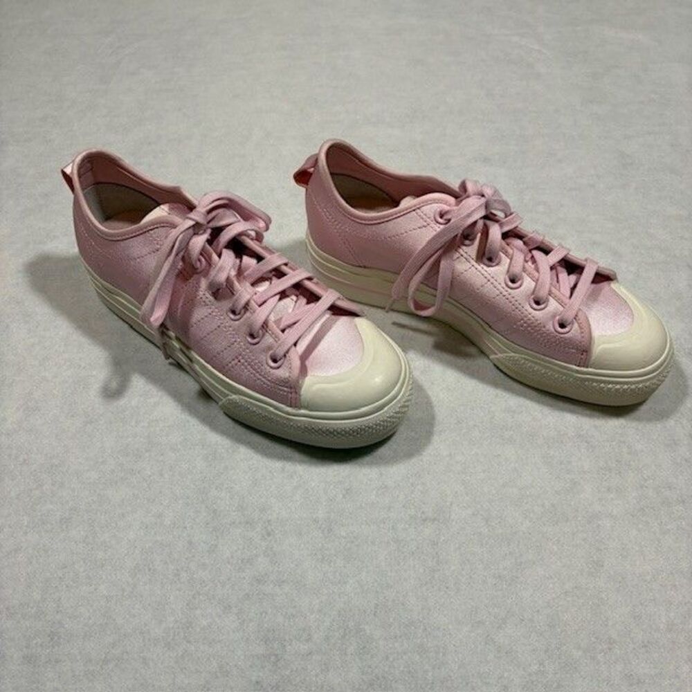 Adidas Originals Nizza RF Platform Womens Size 8 Pink Low Top Sneakers - Picture 6 of 9